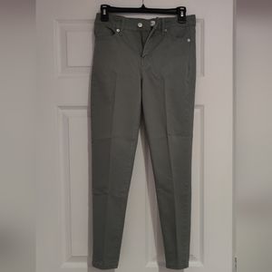 Cargo green high rise skinny pants